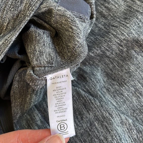 🖤 Athleta Metro Downtown Skort / Skirt heathered grey size large tall LT - Picture 8 of 10